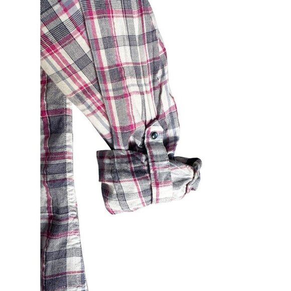 Ariat Women's Sz L Fitted Snap Front Western Shirt Embroidered Embellished Back - Picture 10 of 11